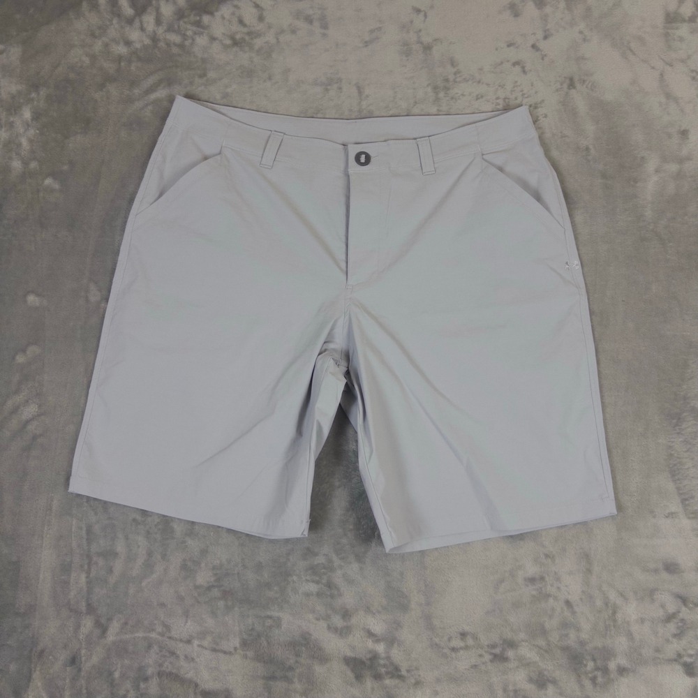 Under Armour Shorts Mens 38 Gray HeatGear Loose Fit Golf Athletic Performance